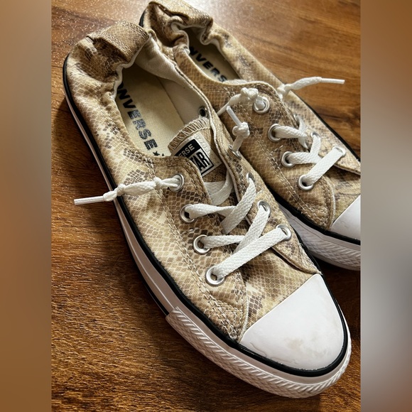 Converse Chuck Taylor All Star Shoreline Slip On Sneaker Snake Skin Pattern- 8. - Picture 6 of 6
